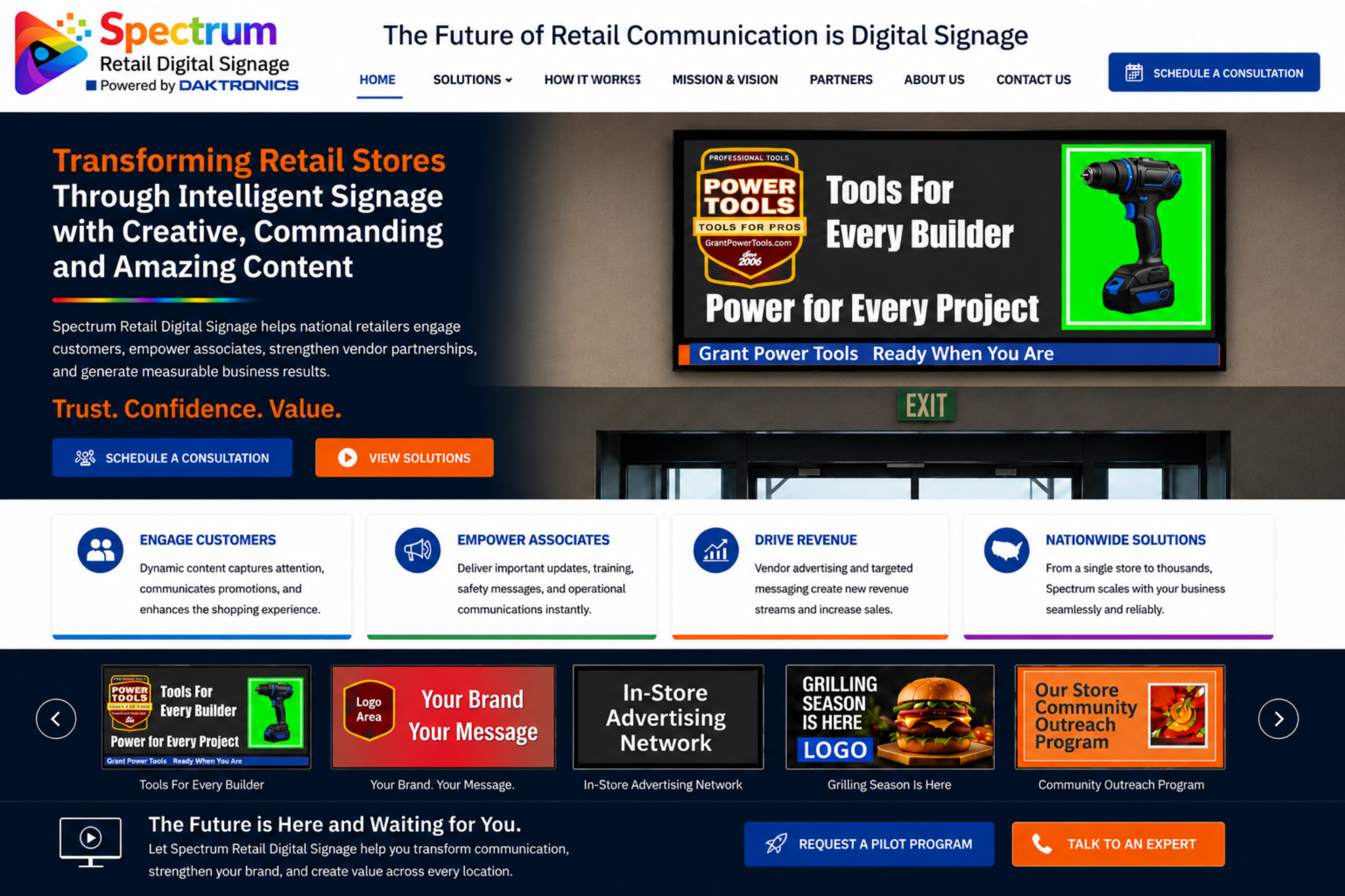 Home — Spectrum Retail Digital Signage