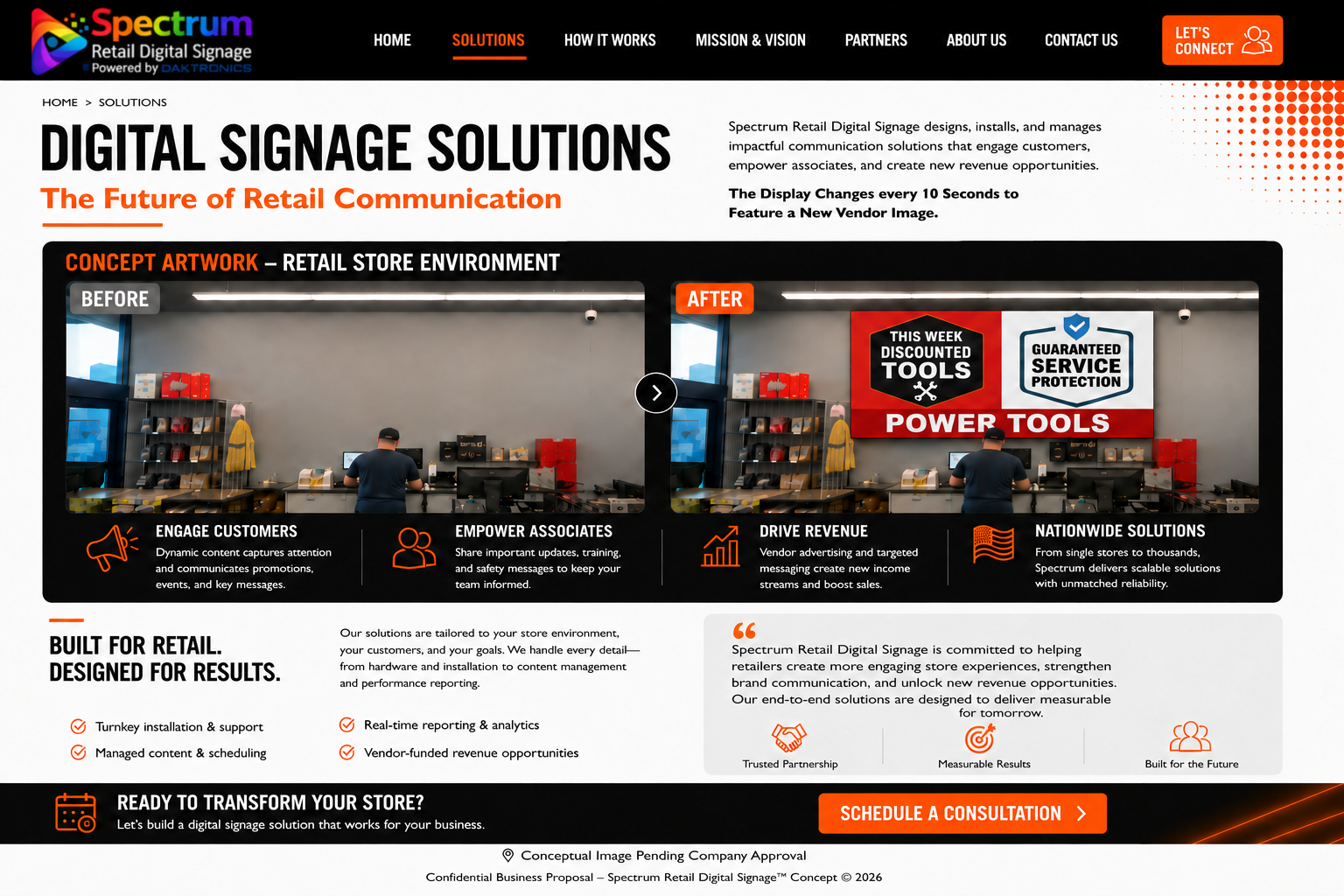 Digital Signage Solutions — Spectrum Retail Digital Signage