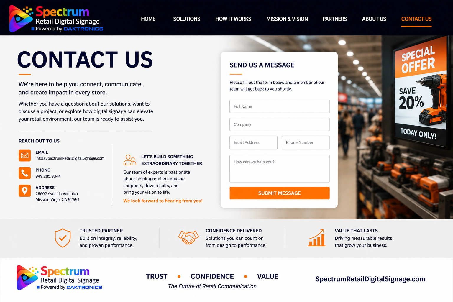 Contact Us — Spectrum Retail Digital Signage